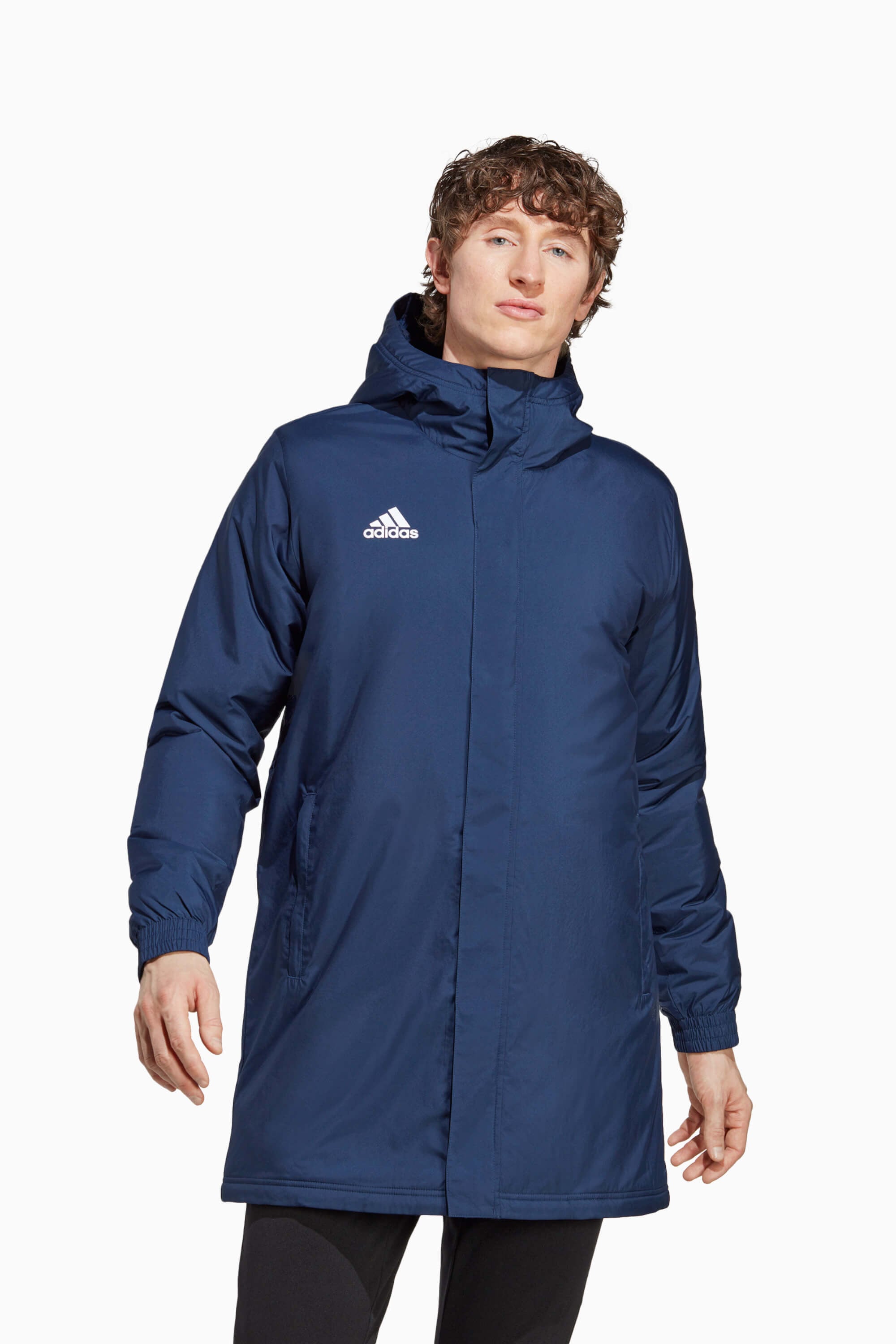 Kurtka adidas Entrada 22 Stadium - Granatowy