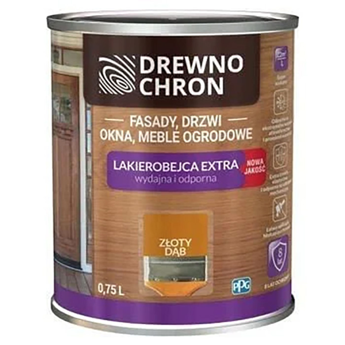 Lakierobejca Extra Złoty dąb 0,75L Drewnochron