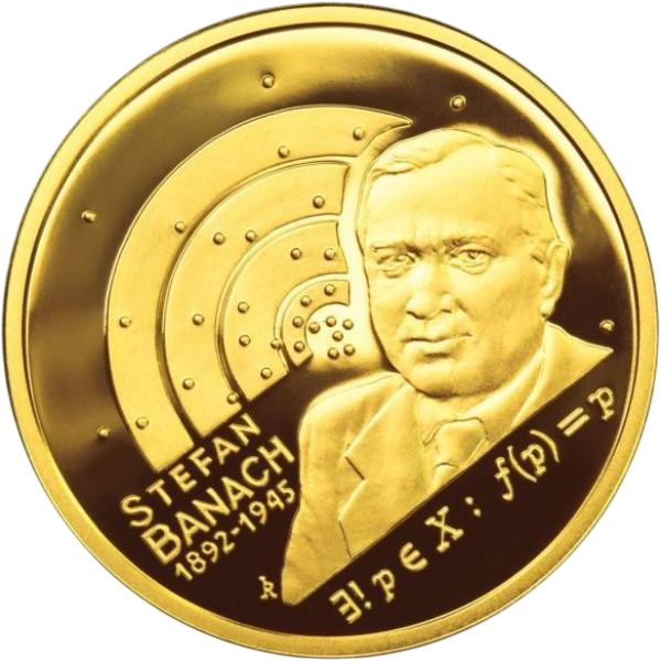 Złota moneta 200 zł Stefan Banach (1892-1945) 2012 - wysyłka 24 h! - Mennica Skarbowa