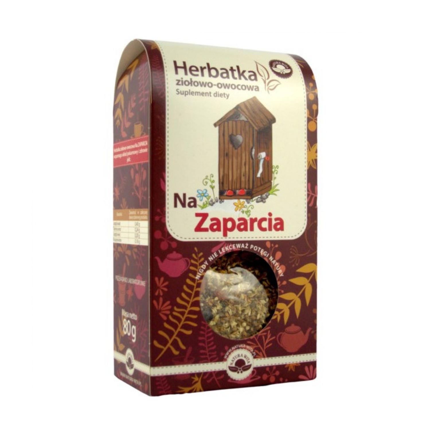 Natura wita herbatka ziołowo-owocowa na zaparcia, 80 g