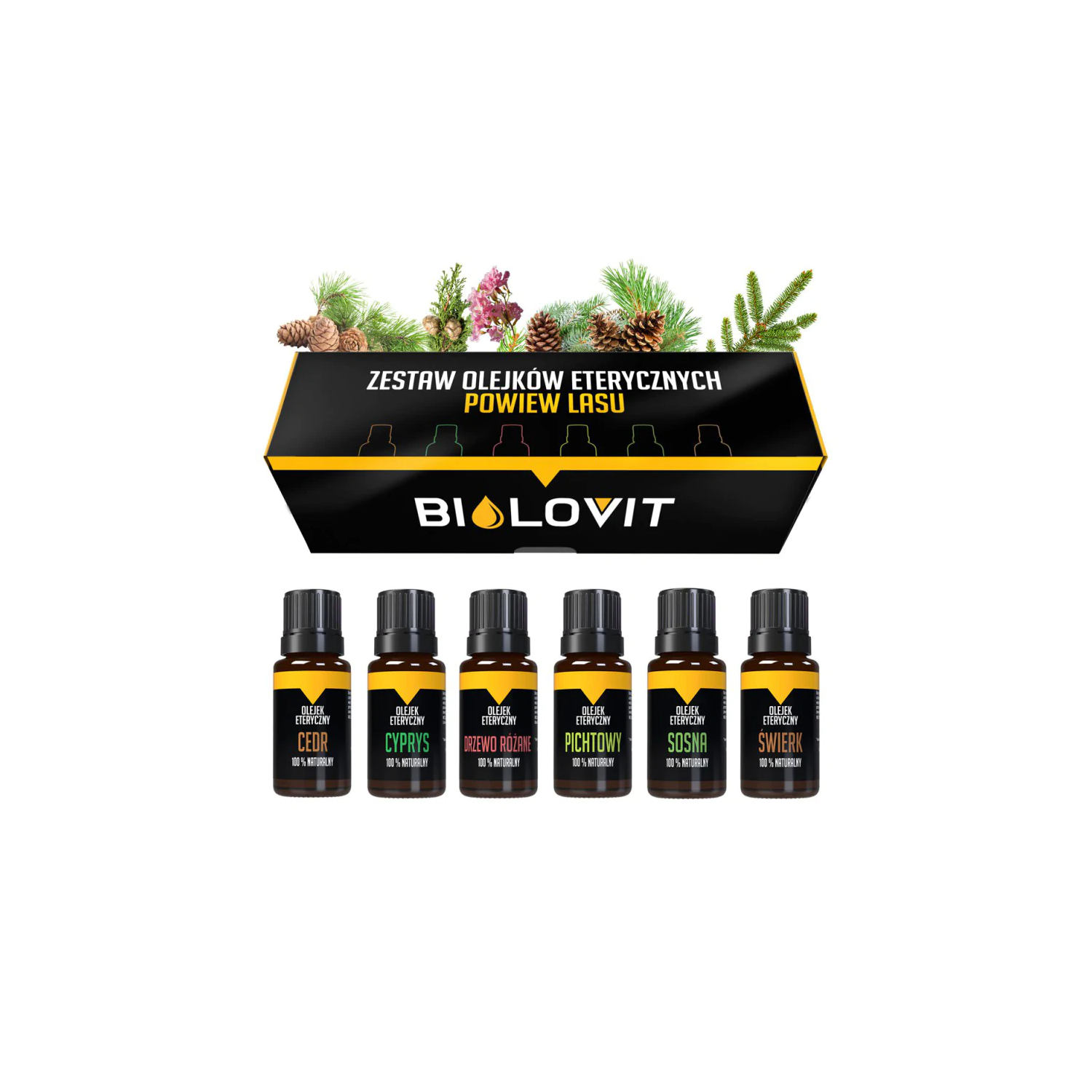 Bilovit - zestaw olejków eterycznych powiew lasu, 1 zestaw
