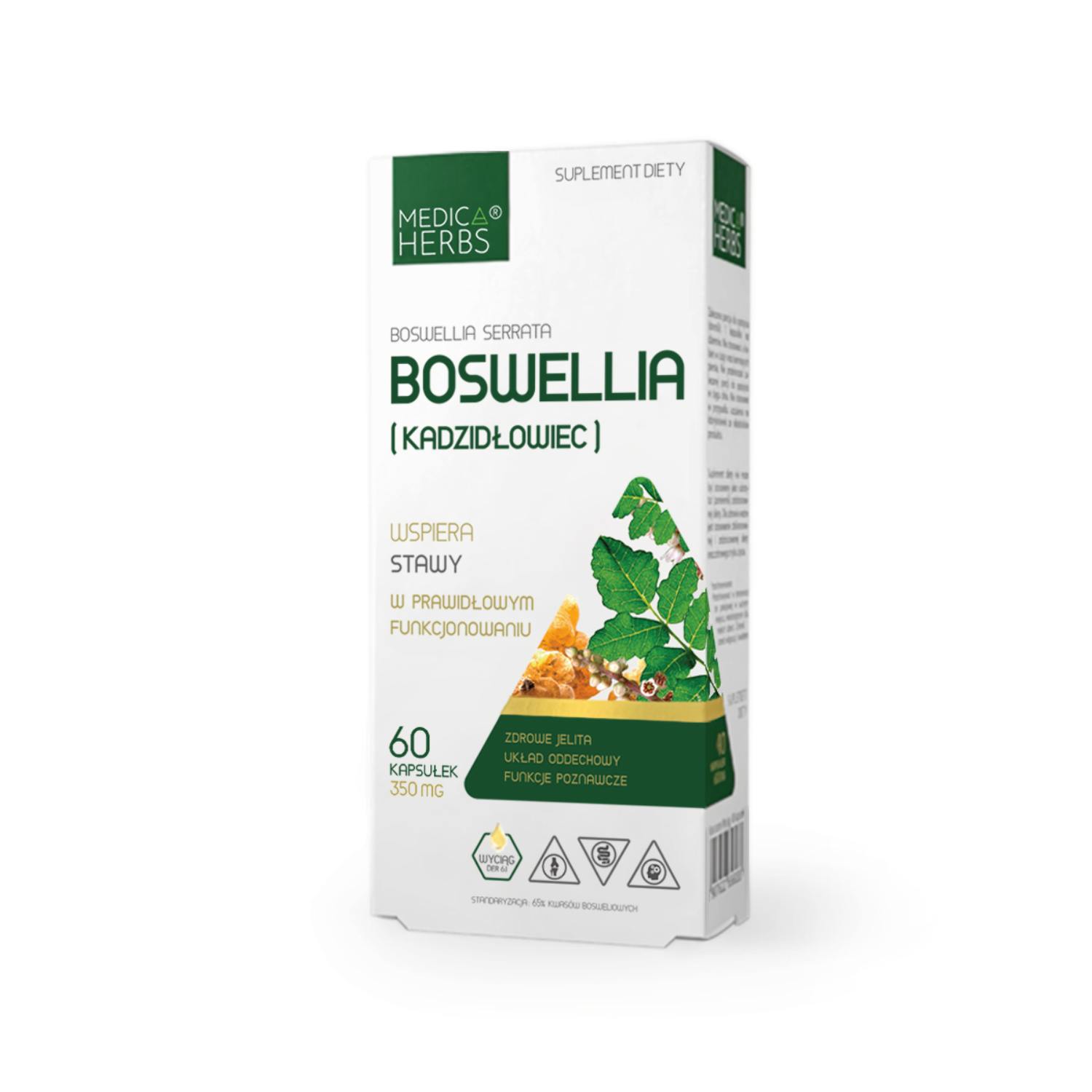 Medica herbs boswellia kadzidłowiec 350 mg, 60 kapsułek