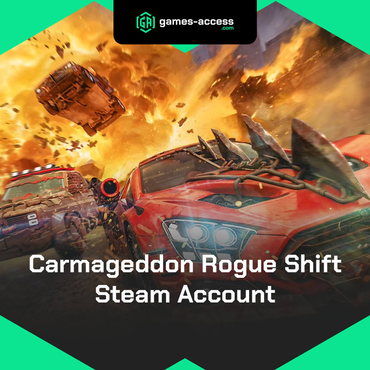 Carmageddon Rogue Shift PC Steam Account – Offline Access