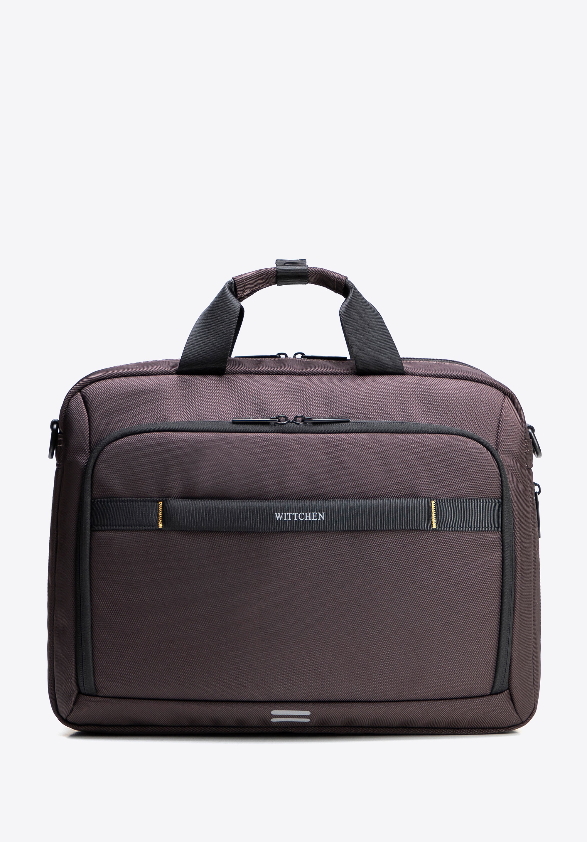 Torba z miejscem na laptopa 17” brązowa