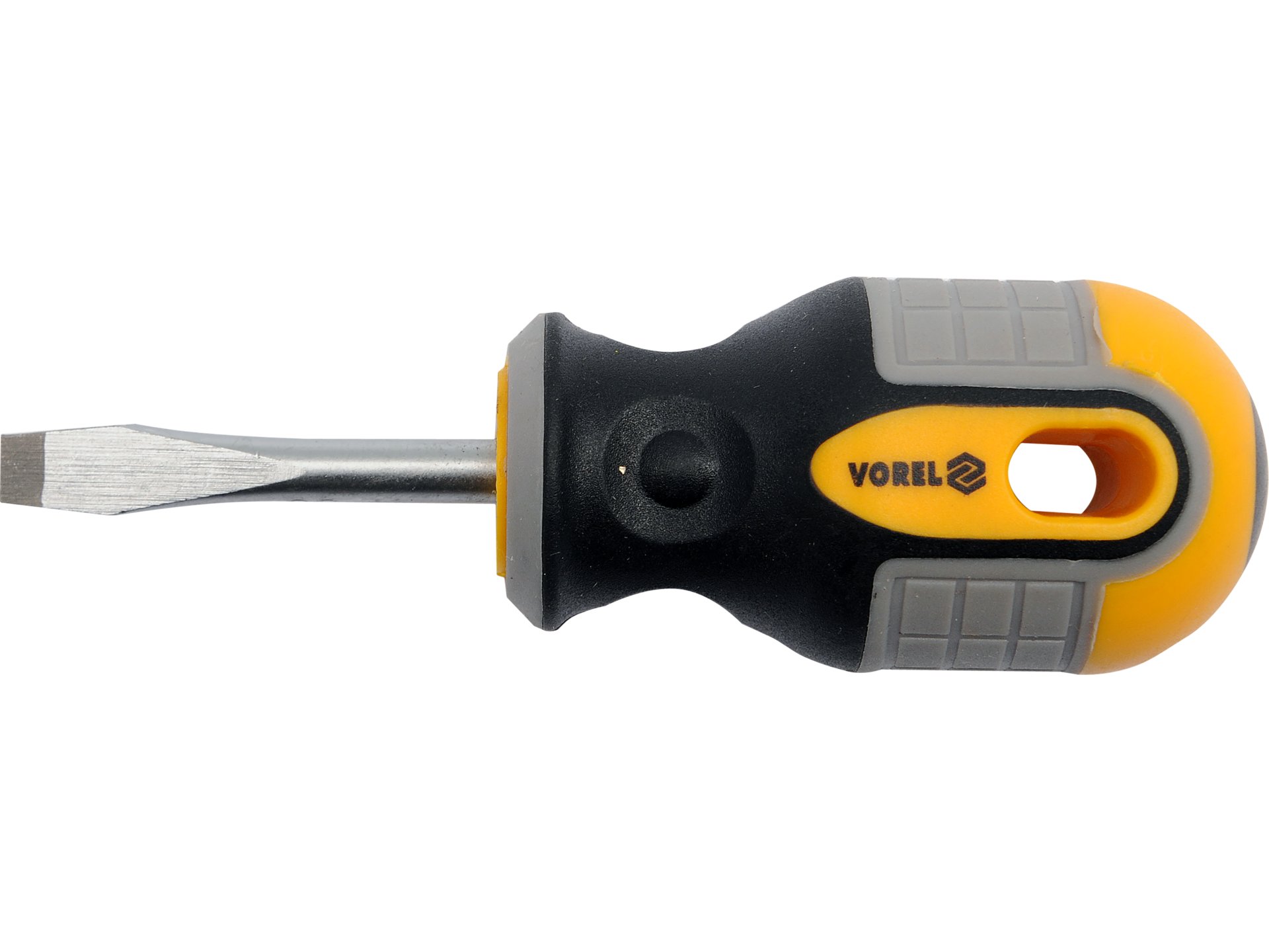 Wkrętak płaski krótki VOREL 6x38mm mały do ciasnych miejsc 60917