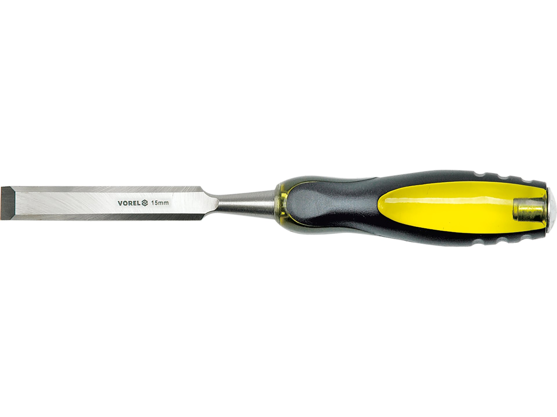 Dłuto stolarskie VOREL 25mm ostrze stal 65mn ostre długość 300mm 25519