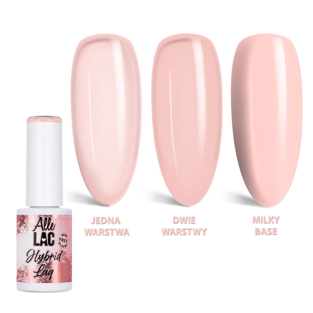 Lakier hybrydowy LED/UV Gel Polish Nudes N16 Light Petal AlleLac HEMA/Di-HEMA Free 6g