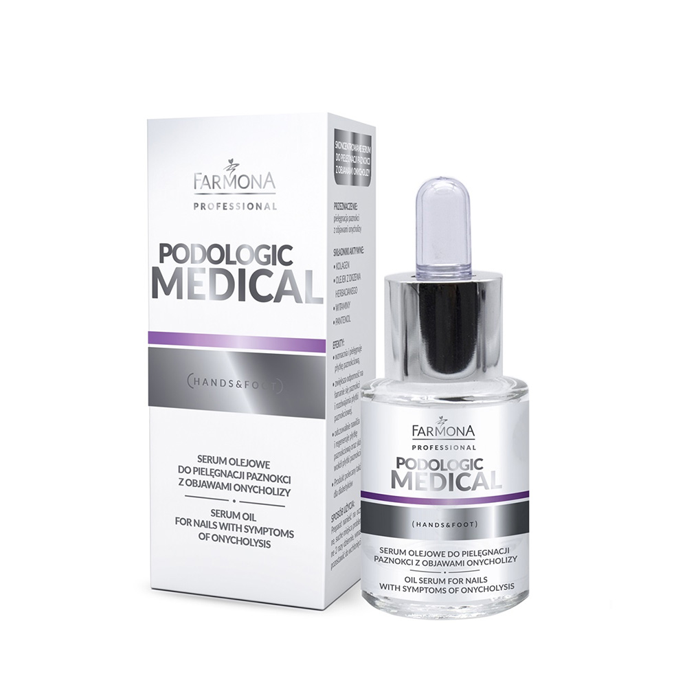 Serum olejowe do pielęgnacji paznokci z onycholizą Farmona Podologic Medical 15 ml