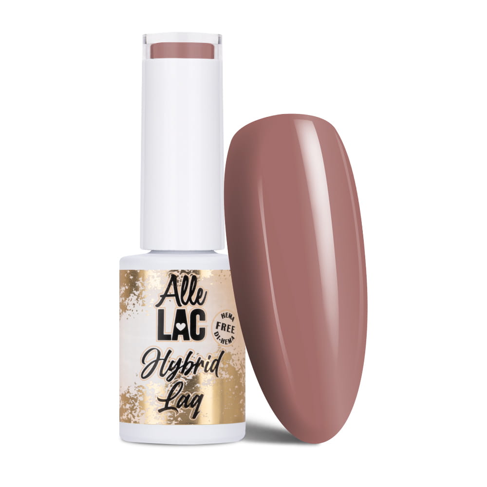 Lakier hybrydowy LED/UV Gel Polish nasycona pigmentacja AlleLac Limited Edition Nr 204 HEMA/Di-HEMA Free 5g