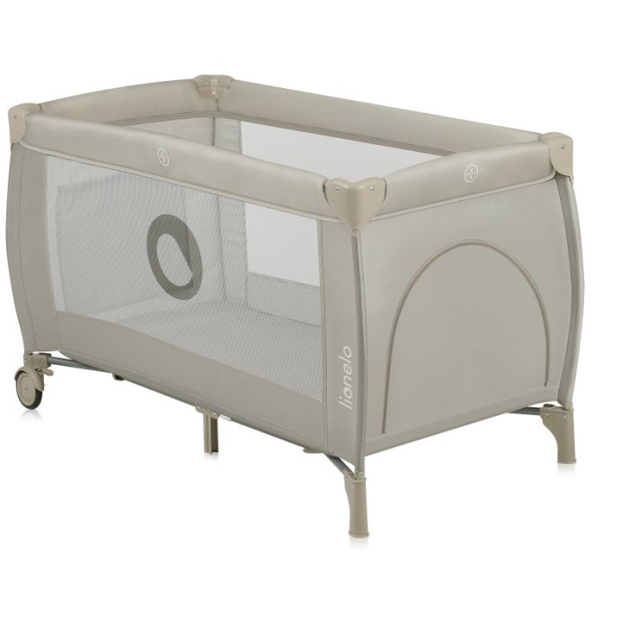 Lionelo Stefi Plus - łóżeczko turystyczne-Beige Cappuccino
