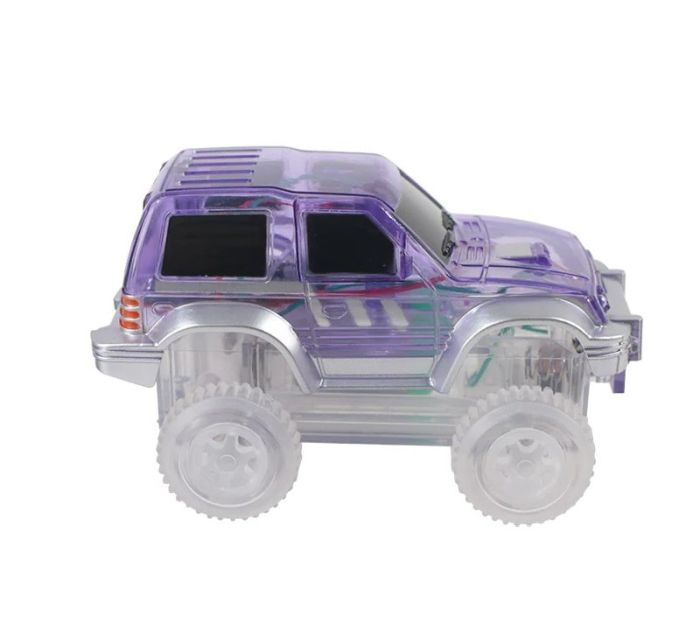 Cleverclixx Race Track Car-Purple