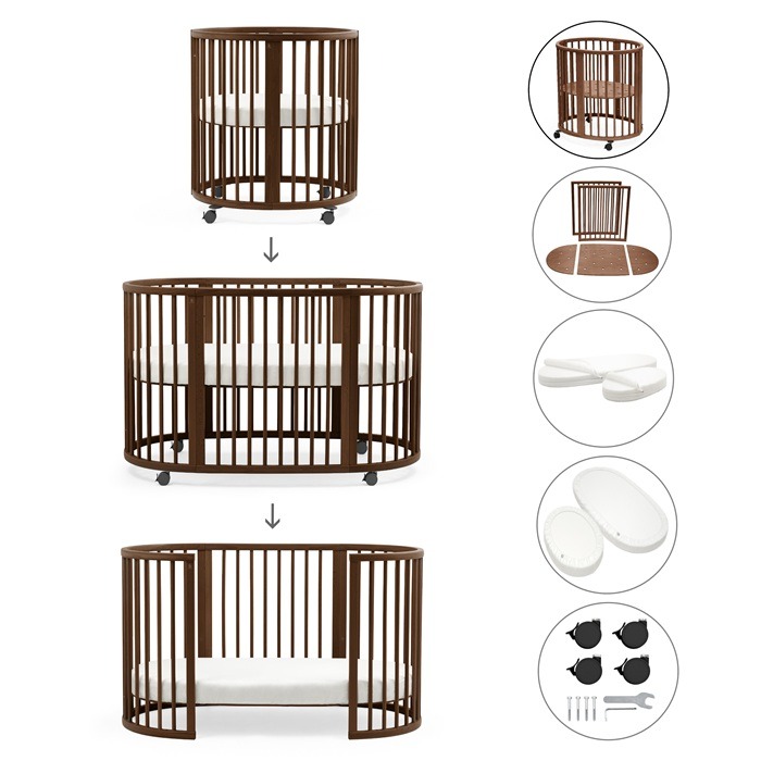 Stokke Sleepi V3 Complete Bundle - kompletny zestaw Sleepi-Warm Brown-Lavender