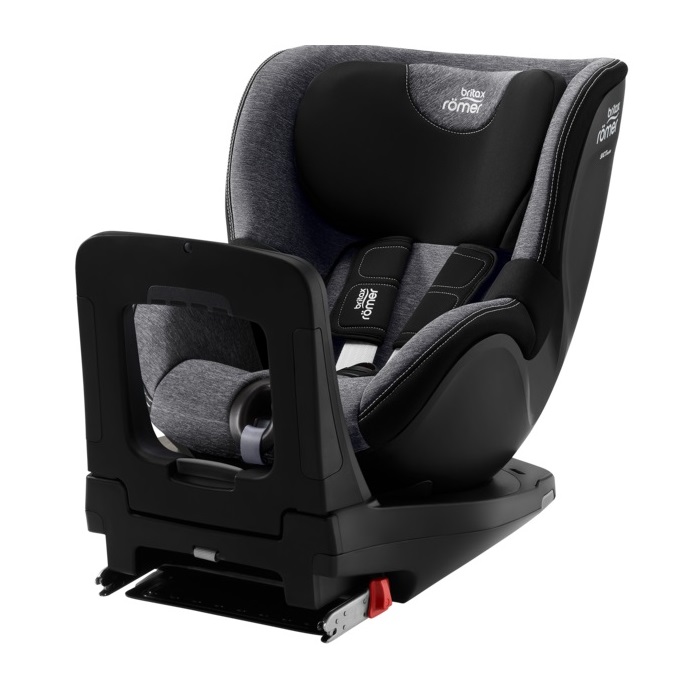 Britax Romer Dualfix M i-Size V22 - fotelik samochodowy dla dzieci od 61 do 105 cm wzrostu, do 18 kg-Graphite Marble