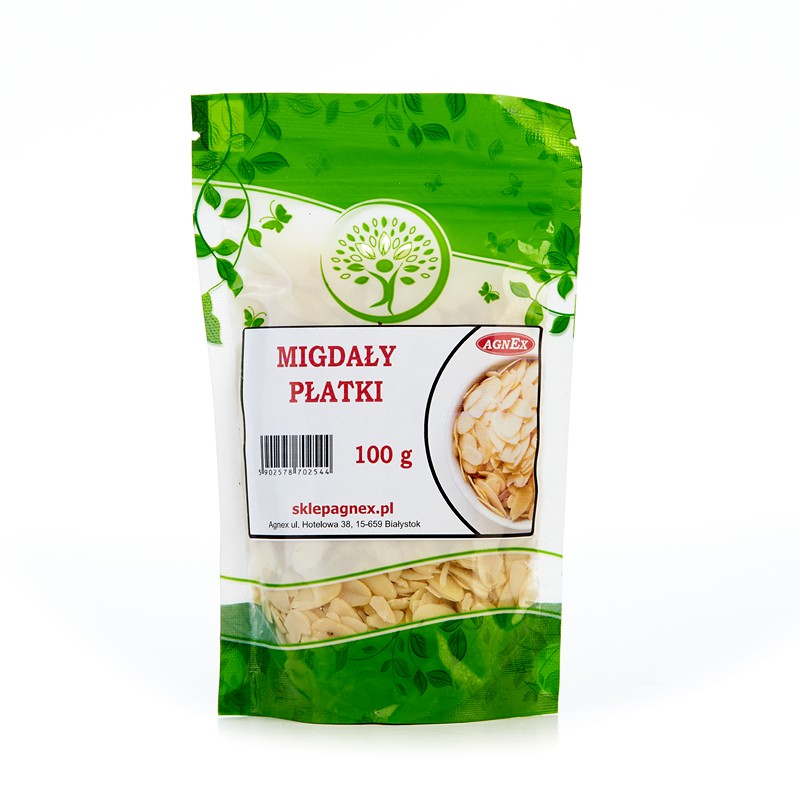Migdały płatki 100g