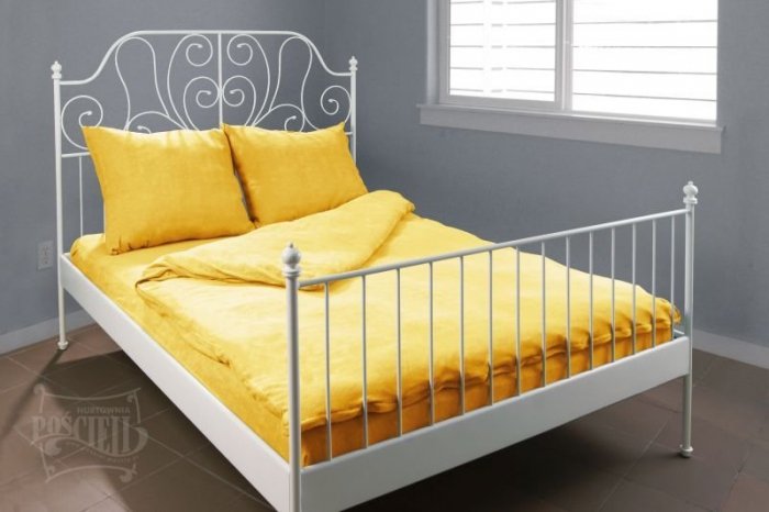 Pościel Frotte wz. 06 żółty rozmiar 140x200