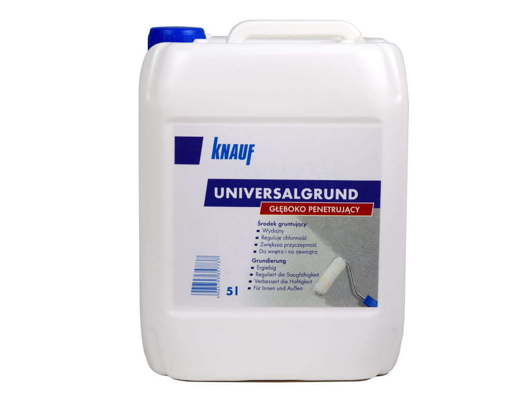 KNAUF UNIVERSALGRUND 5L ŚRODEK GŁĘBOKO GRUNTUJĄCY