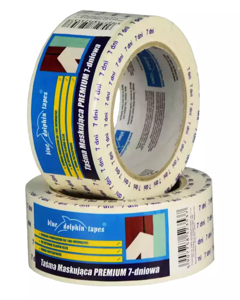 BLUE DOLPHIN TAŚMA MASKUJĄCA MT-627 7-DNIOWA 48MMX50MB