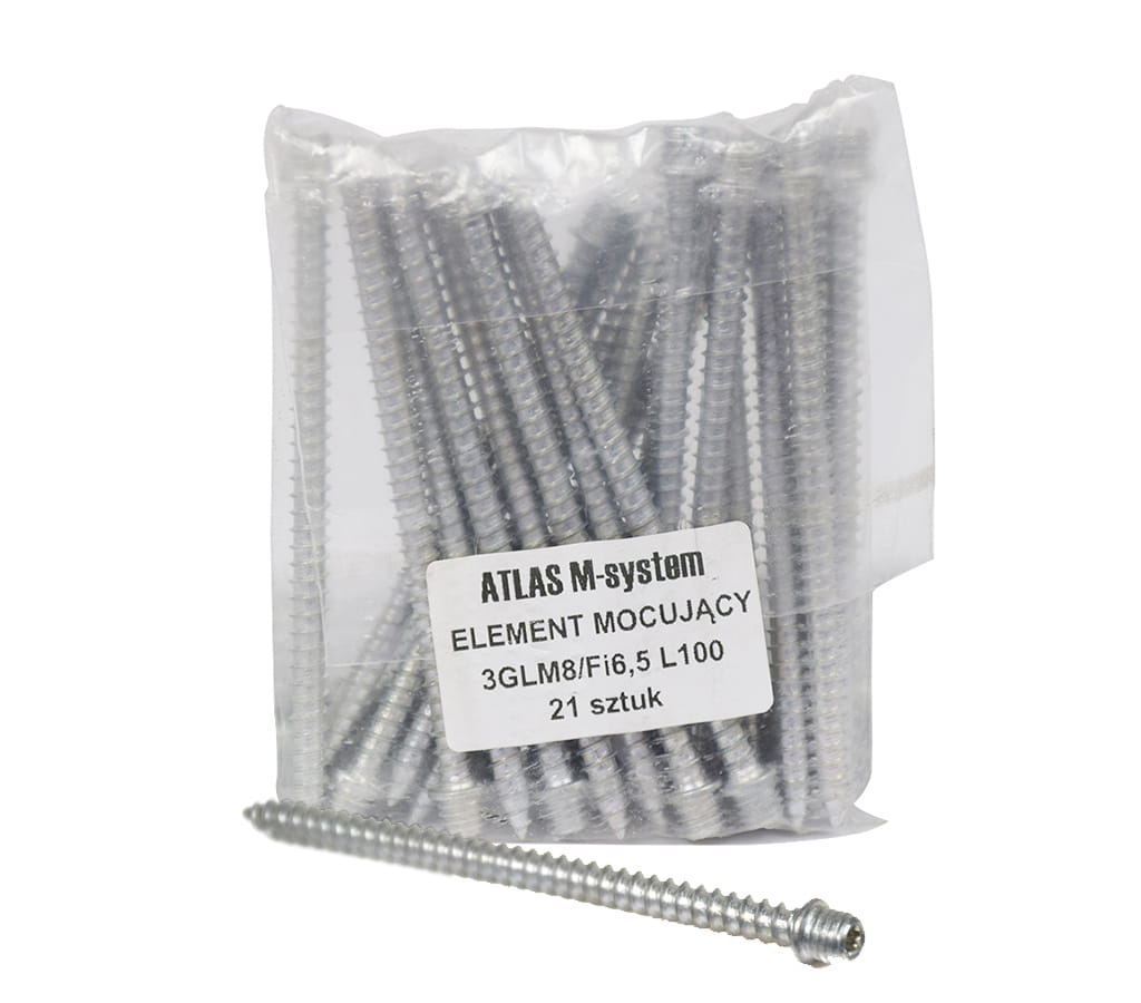 ATLAS ELEMENT M-SYSTEM PAKIET DWUGWINT M8/FI 6,5 L 100 (21SZT)