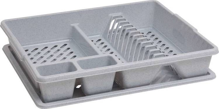 Suszarka do naczyń Curver Lux 450x380x88 mm szara