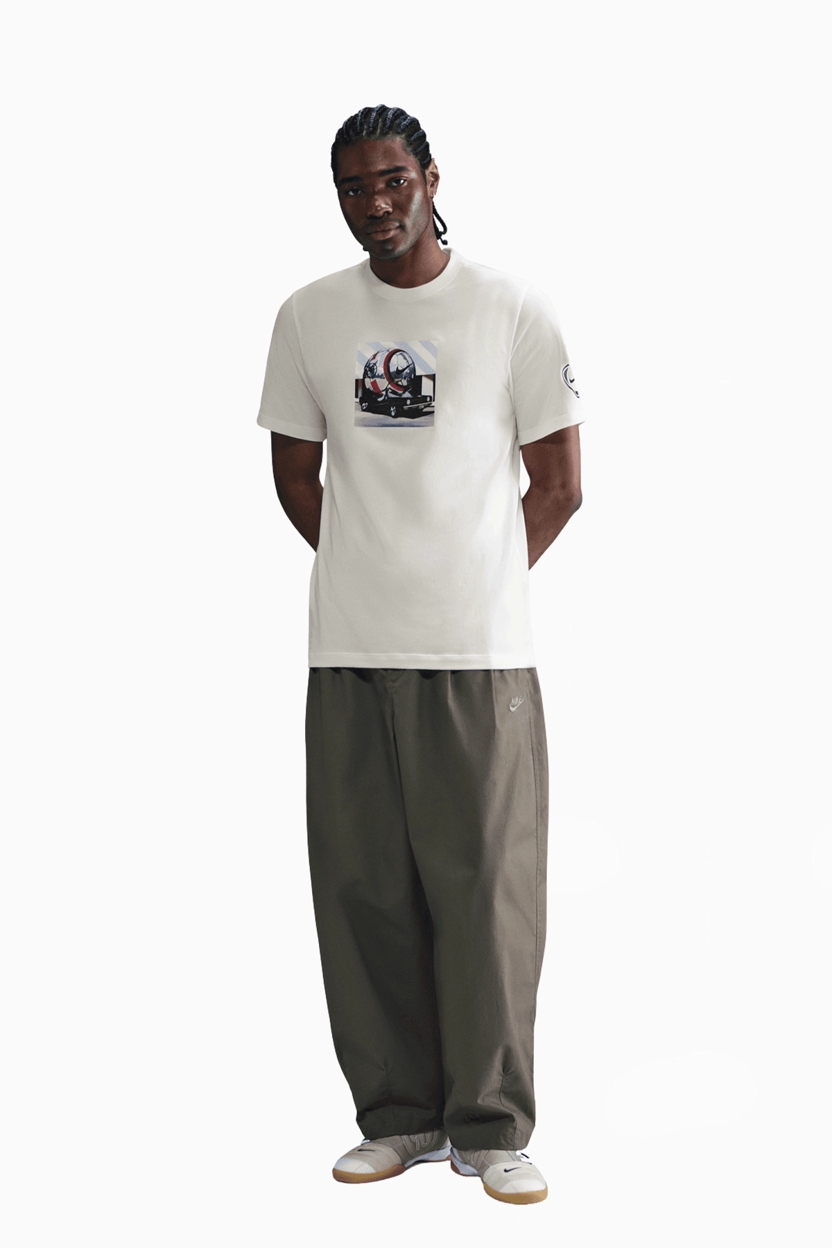 Koszulka Nike Total 90 Tee - Beżowy