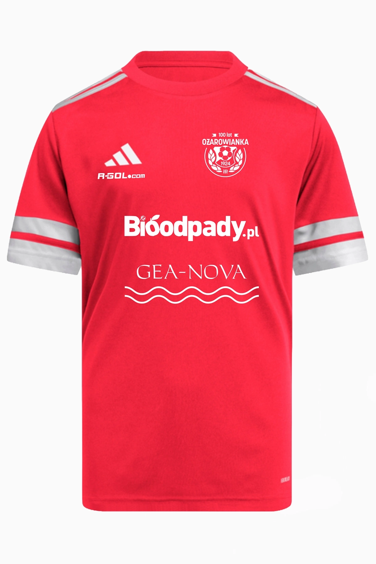 Koszulka bramkarska adidas KS Ożarowianka - Czerwony