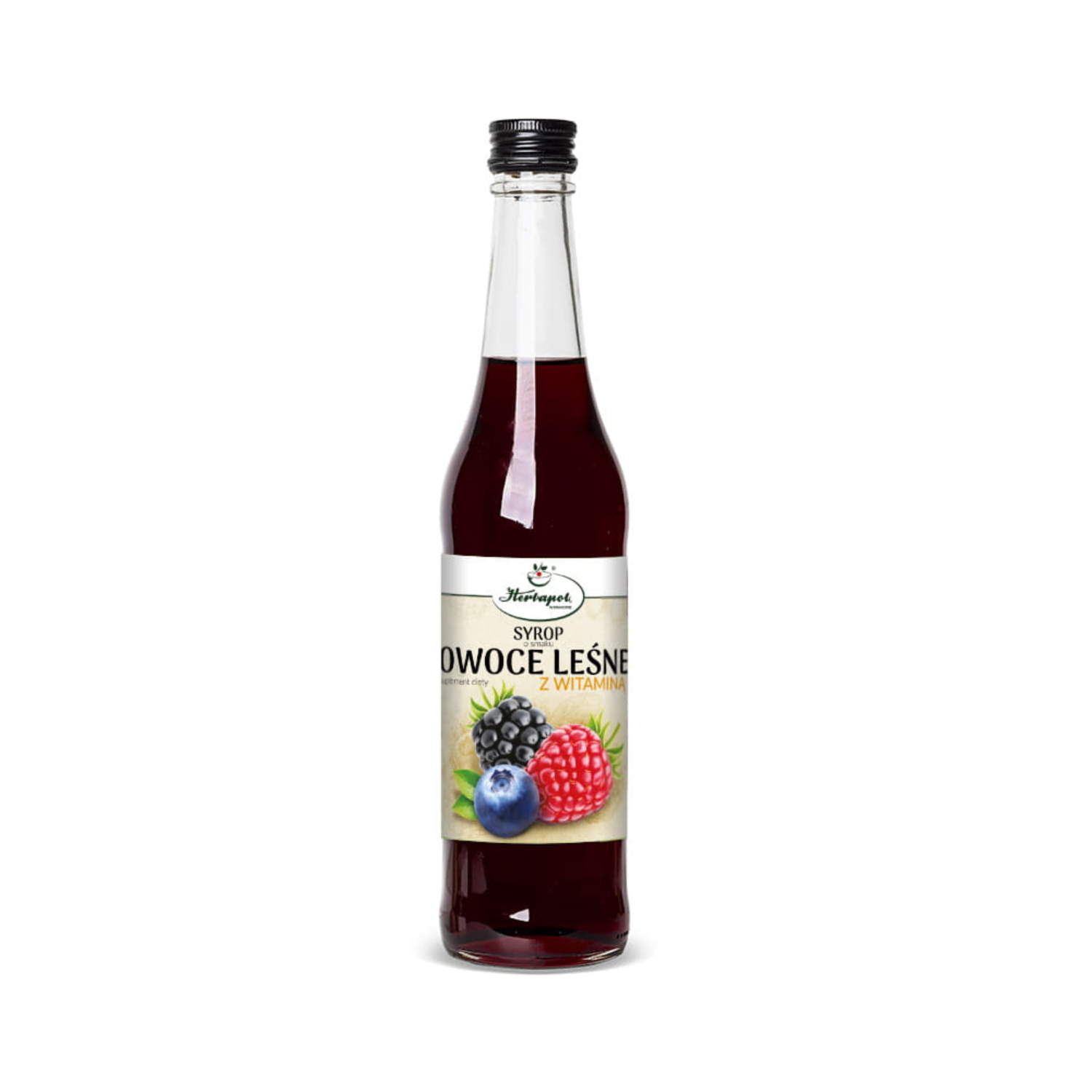 Herbapol kraków, syrop owoce leśne z witaminą c, 420 ml