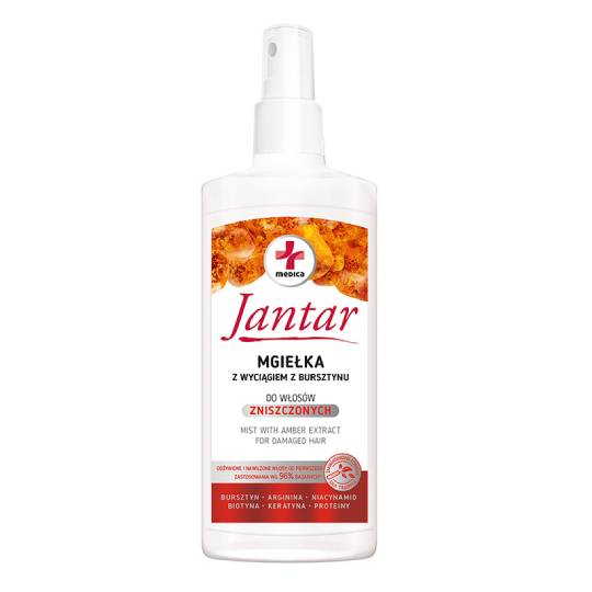 Jantar medica - mgiełka z wyciągiem z bursztynu do włosów zniszczonych, 200 ml
