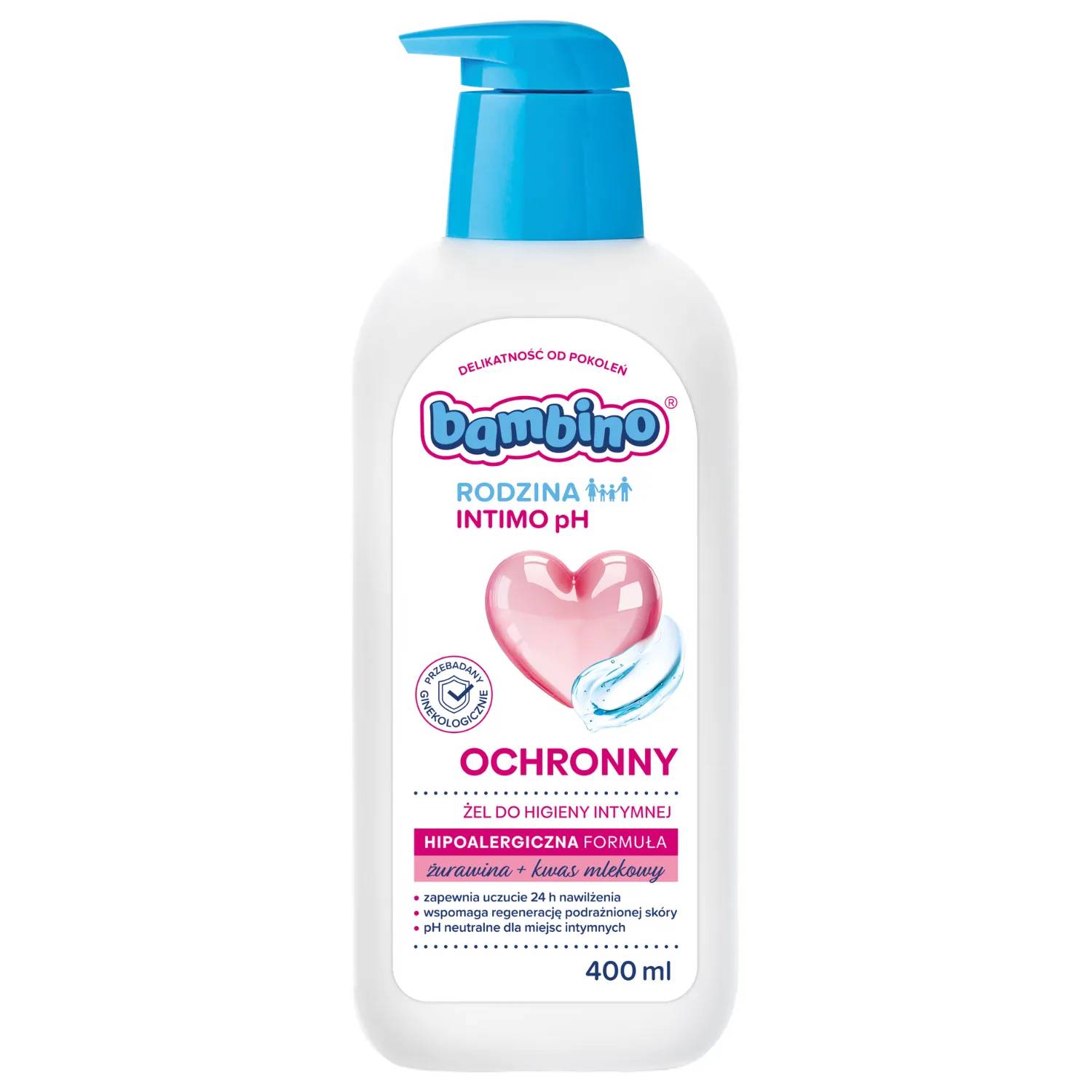 Bambino rodzina intimo ph - ochronny żel do higieny intymnej, 400 ml