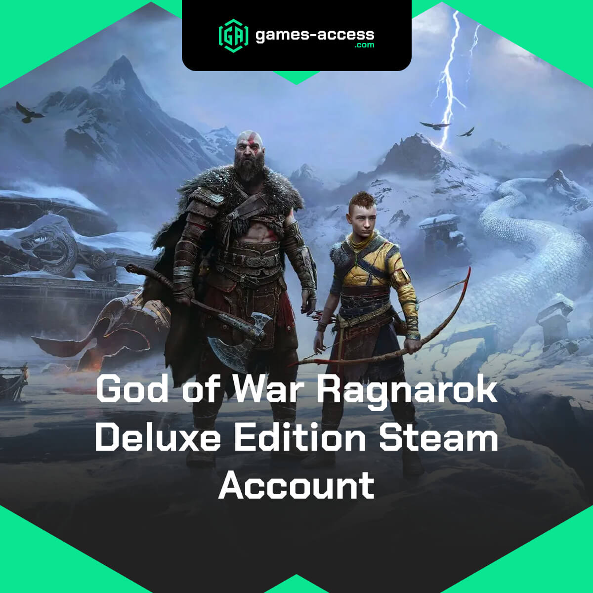 God Of War Ragnarok PC Steam Account – Offline Access