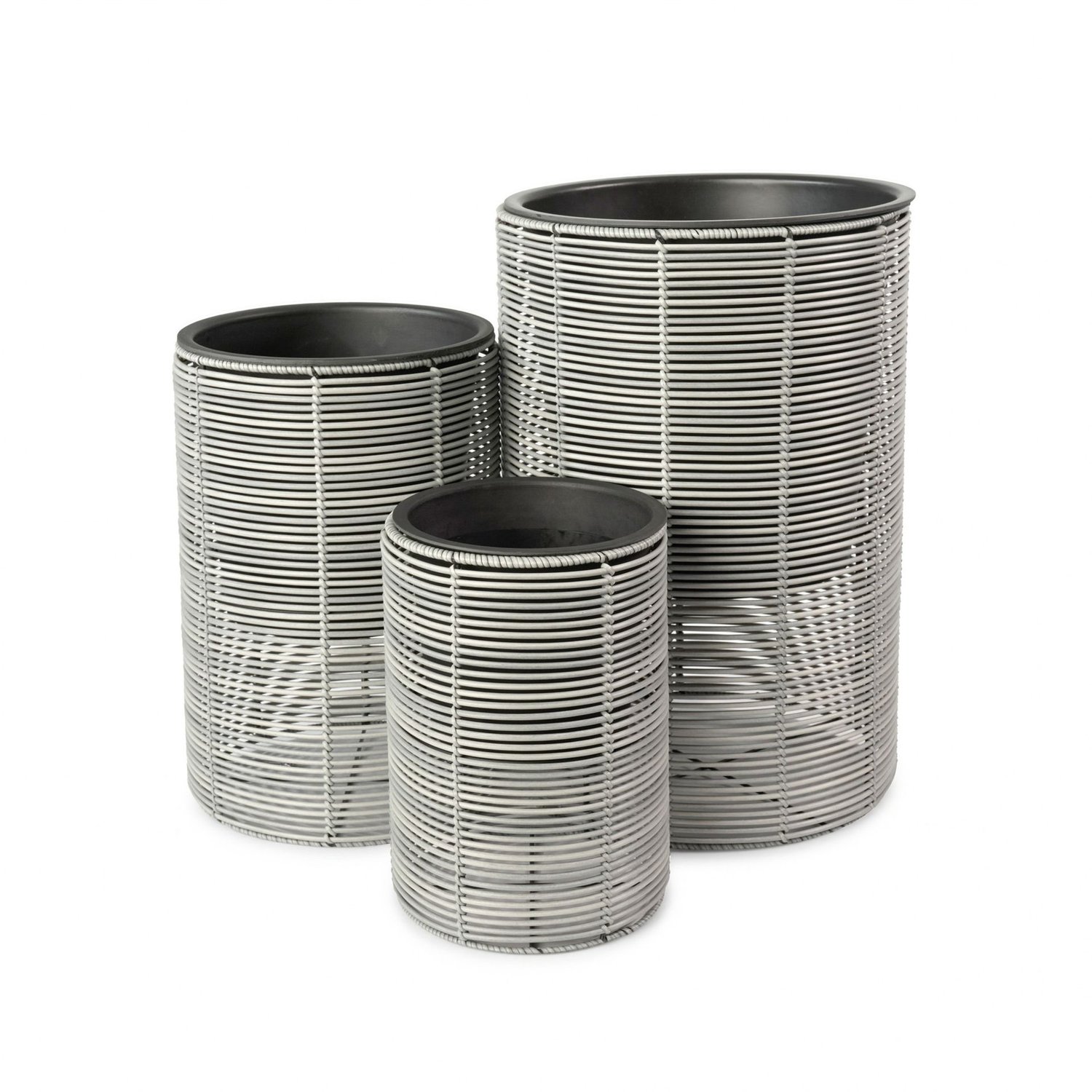 Pflanzkübel VITARBO 3er-Set - Grau