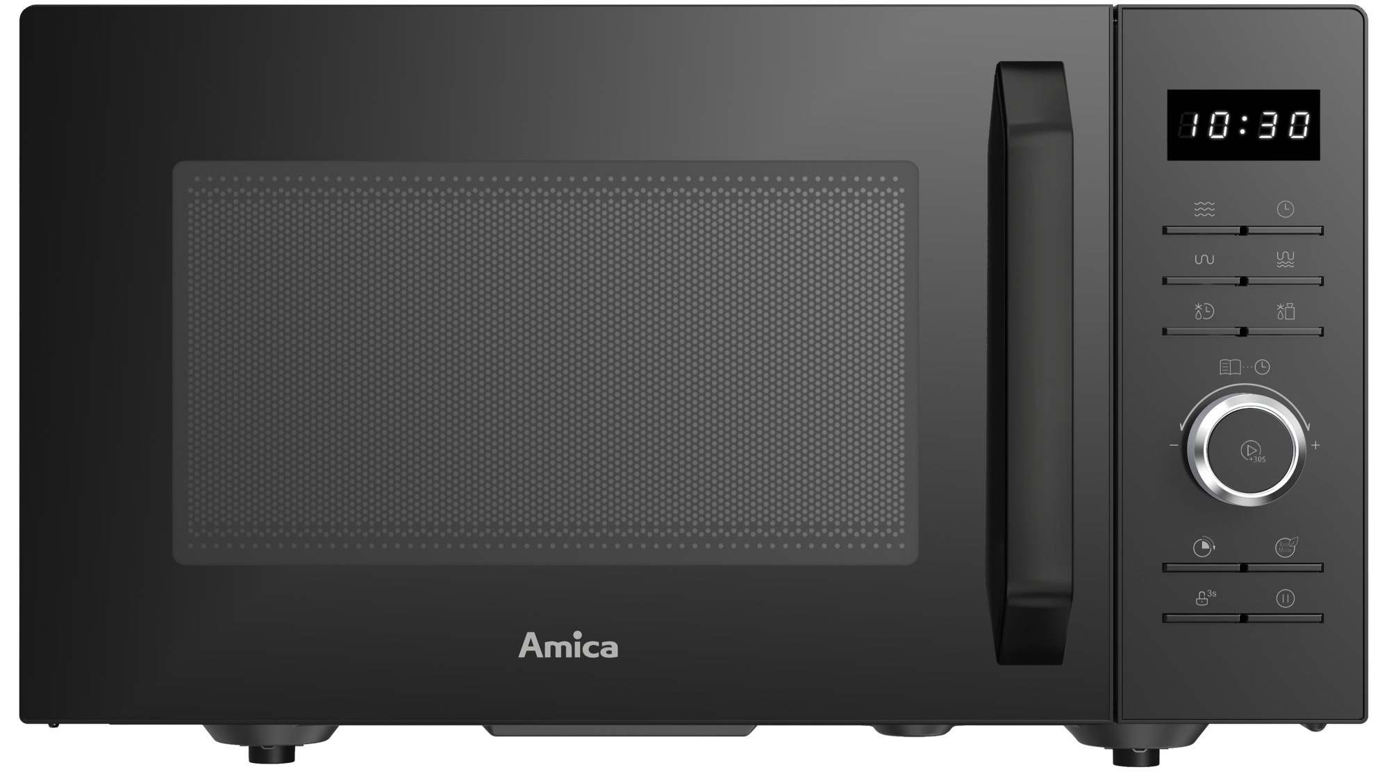 Kuchenka mikrofalowa Amica MMG23E3GB Czarny 1400 W Sterowanie: Elektroniczne