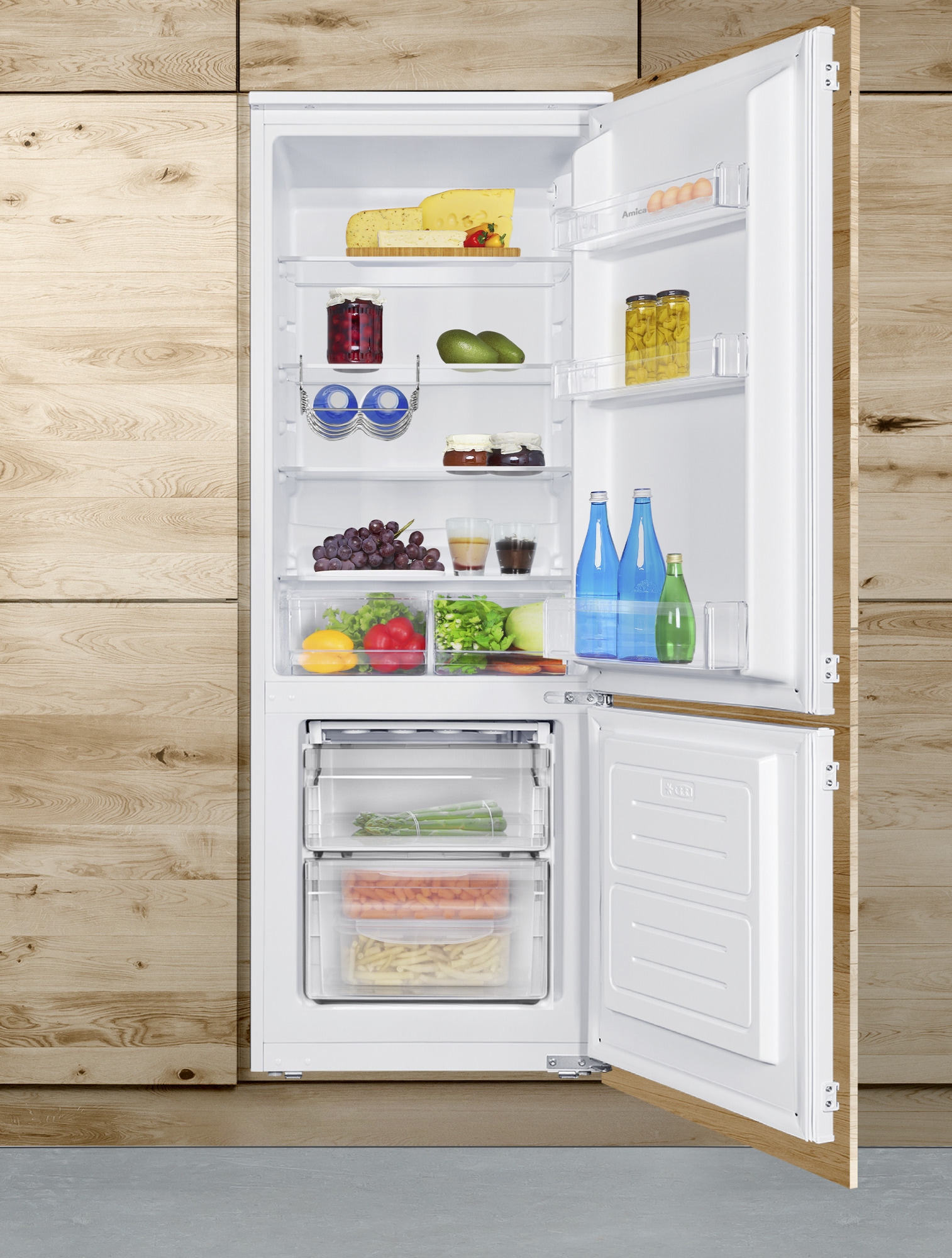 Lodówka do zabudowy Amica BK2265.4i(E) Biały