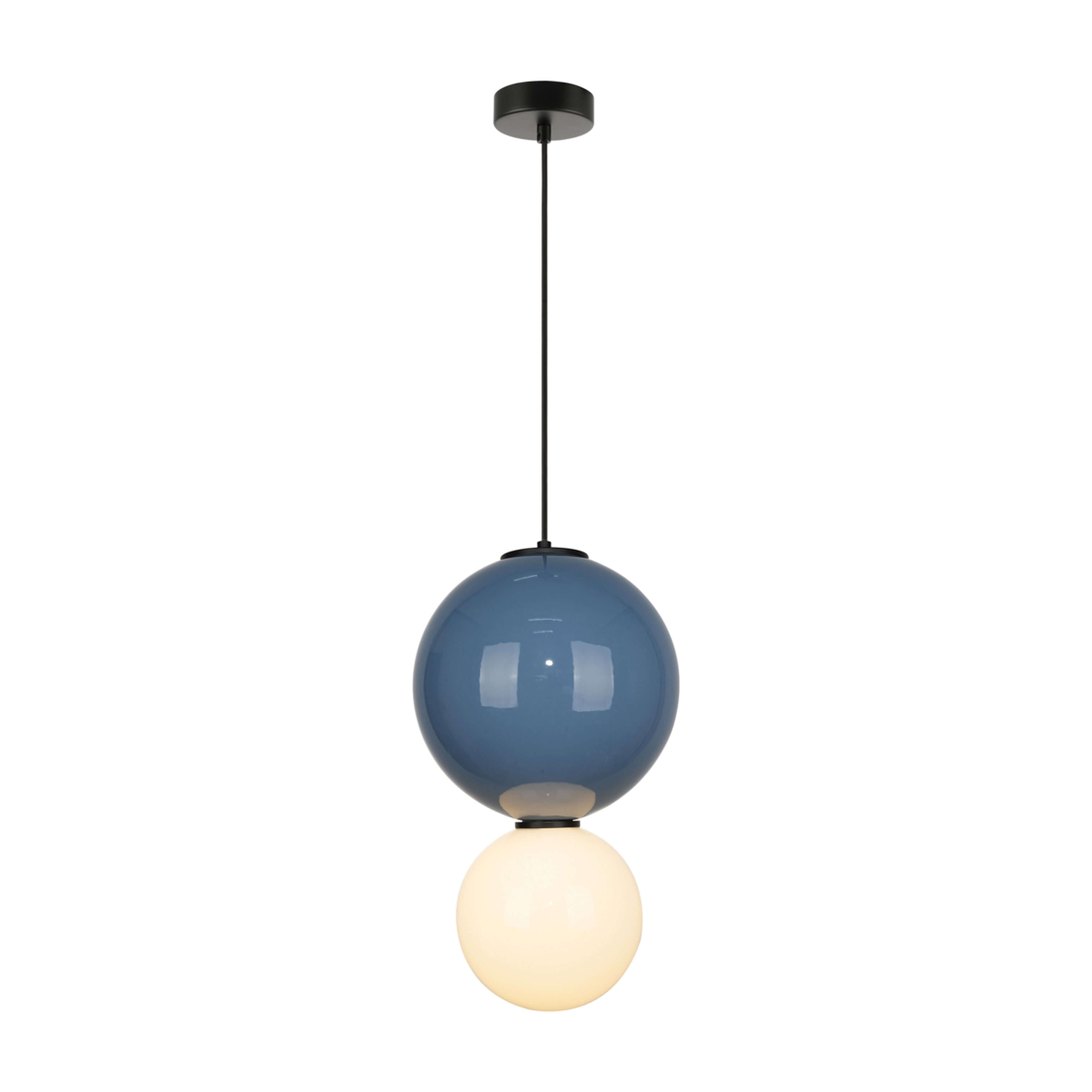 Italux Pieve lampa wisząca 1x7 W czerwona PND-95221-1L-BLU