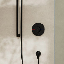 Hansgrohe ShowerSelect Comfort S bateria wannowo-prysznicowa podtynkowa termostatyczna czarny mat 15556670