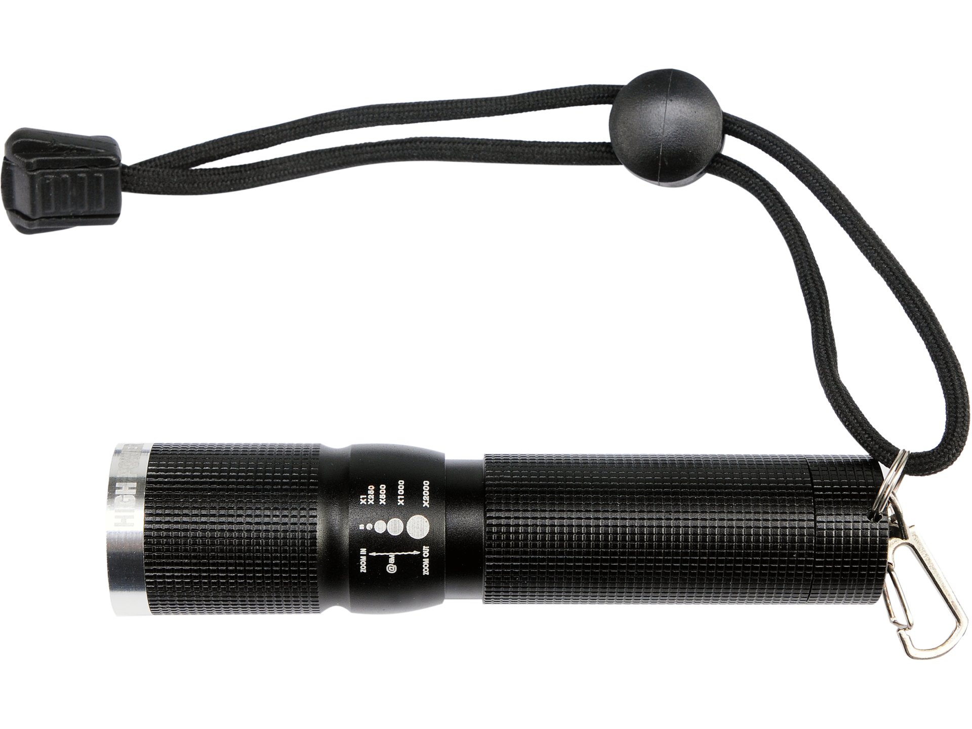 Latarka metalowa YATO led 100 lm z funkcją zoom YT-08571