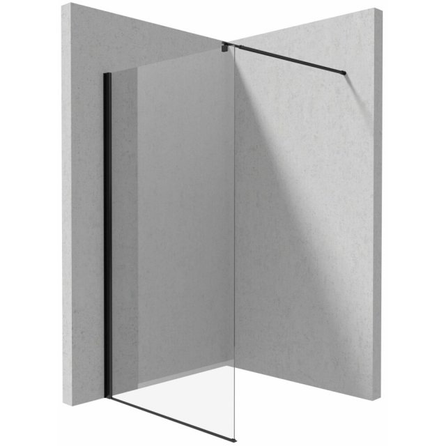 DEANTE Ścianka prysznicowa / walk-in systemu KERRIA PLUS 110 cm nero