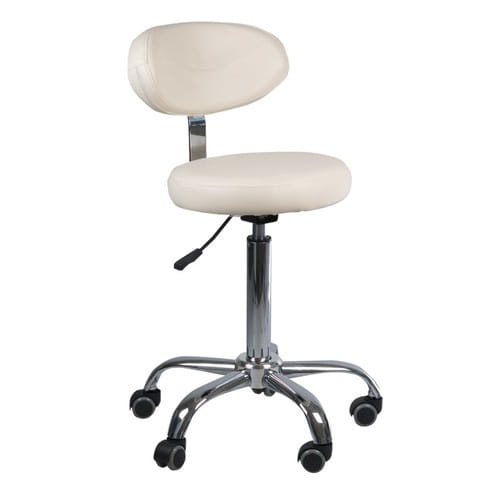 Bs taboret kosmetyczny z opar. bd-9934 kremowy