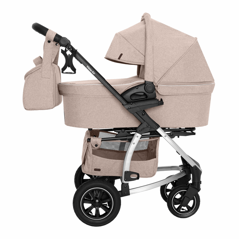 Carrello Vista Air 2 w 1 - uniwersalny wózek głeboko-spacerowy 2 w 1-Stone Beige