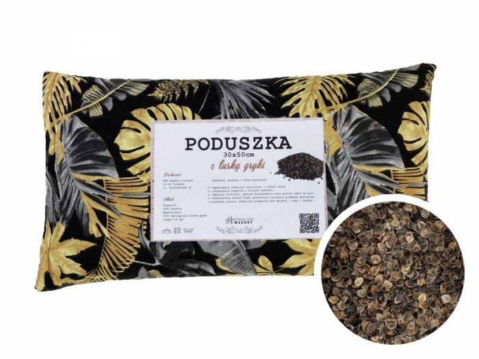 Poduszka z łuską gryki 30x50 wz. 5 tropikalny