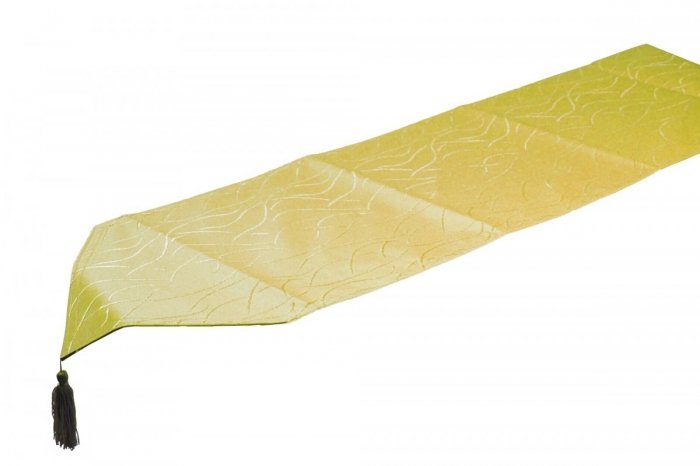 Obrus plamoodporny Jedeka 33x140 szarfa Kolor: Limonka