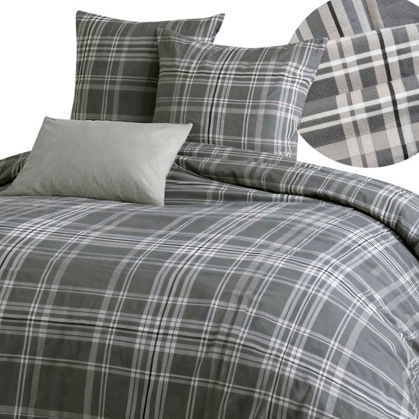 Pościel flanelowa, gruba FLANELA 180x200 wz. 31524/2 kolekcja FlaneLOVE