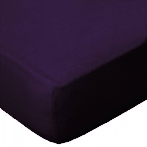 Prześcieradło jersey 80x160x15 z gumką wz. D031 (fiolet)