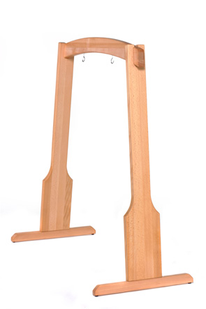 Drewniany stojak na gong (do średnicy 60 cm) - wersja wysoka h155 cm