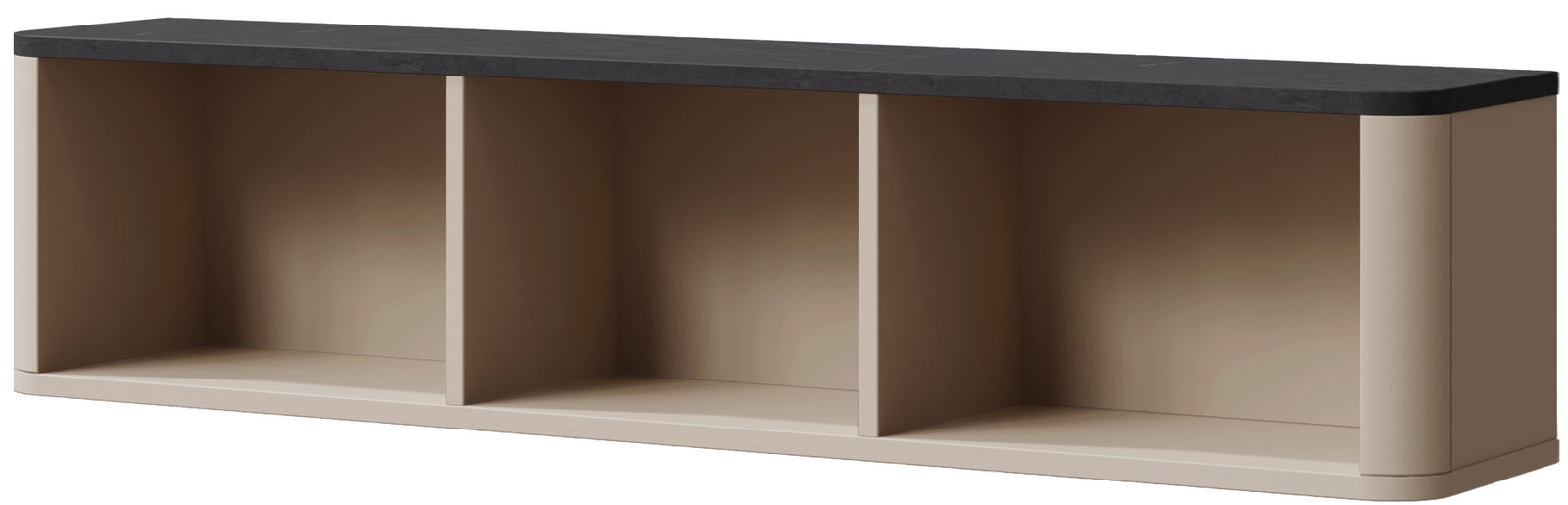 Nowoczesna wisząca półka na książki 127 cm do salonu MIREL