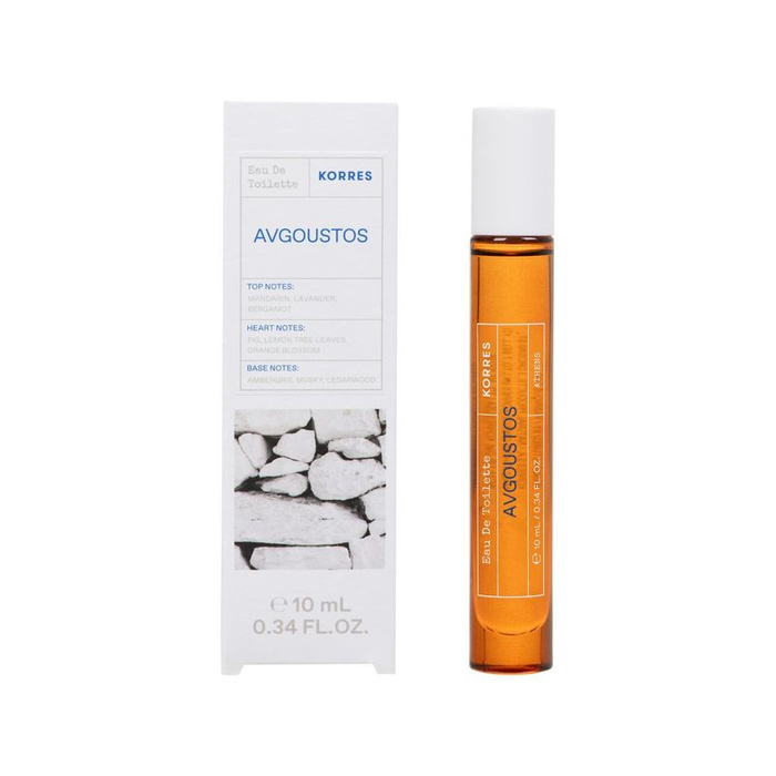 Korres Avgoustos woda toaletowa dla mężczyzn w wersji podróżnej, 10 ml