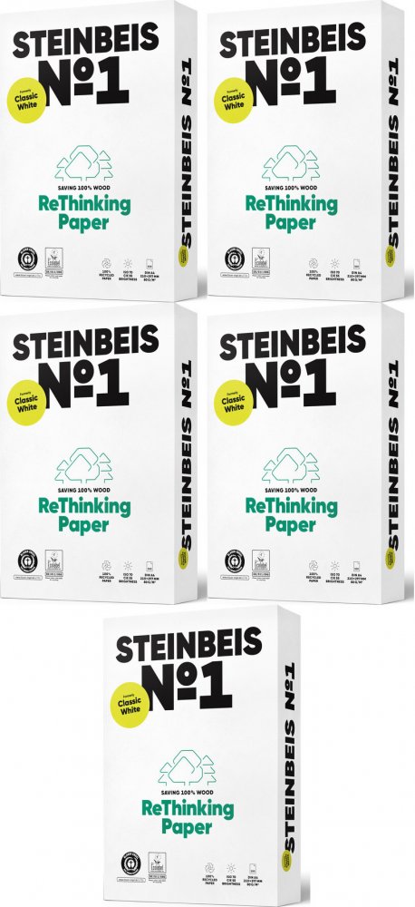 Steinbeis papier ksero ekologiczny A3 80 g/m2, 500 ark., biały (jasnoszary)