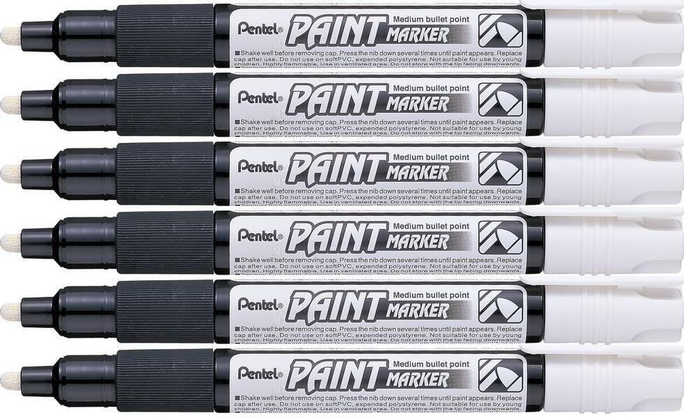 Pentel MMP20 marker olejowy 4.6 mm okrągła biały