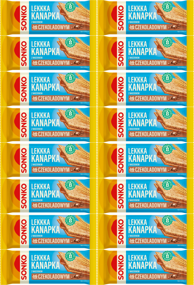 Lekka kanapka Sonko z nadzieniem czekoladowym 30 g