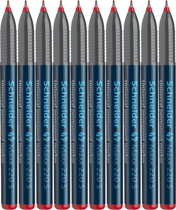 Schneider Maxx 220 foliopis permanentny S 0,4 mm, czerwony