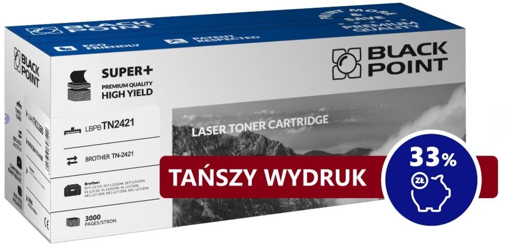 Toner Black Point LBPBTN2421 (TN-2421), 3 000 stron, czarny